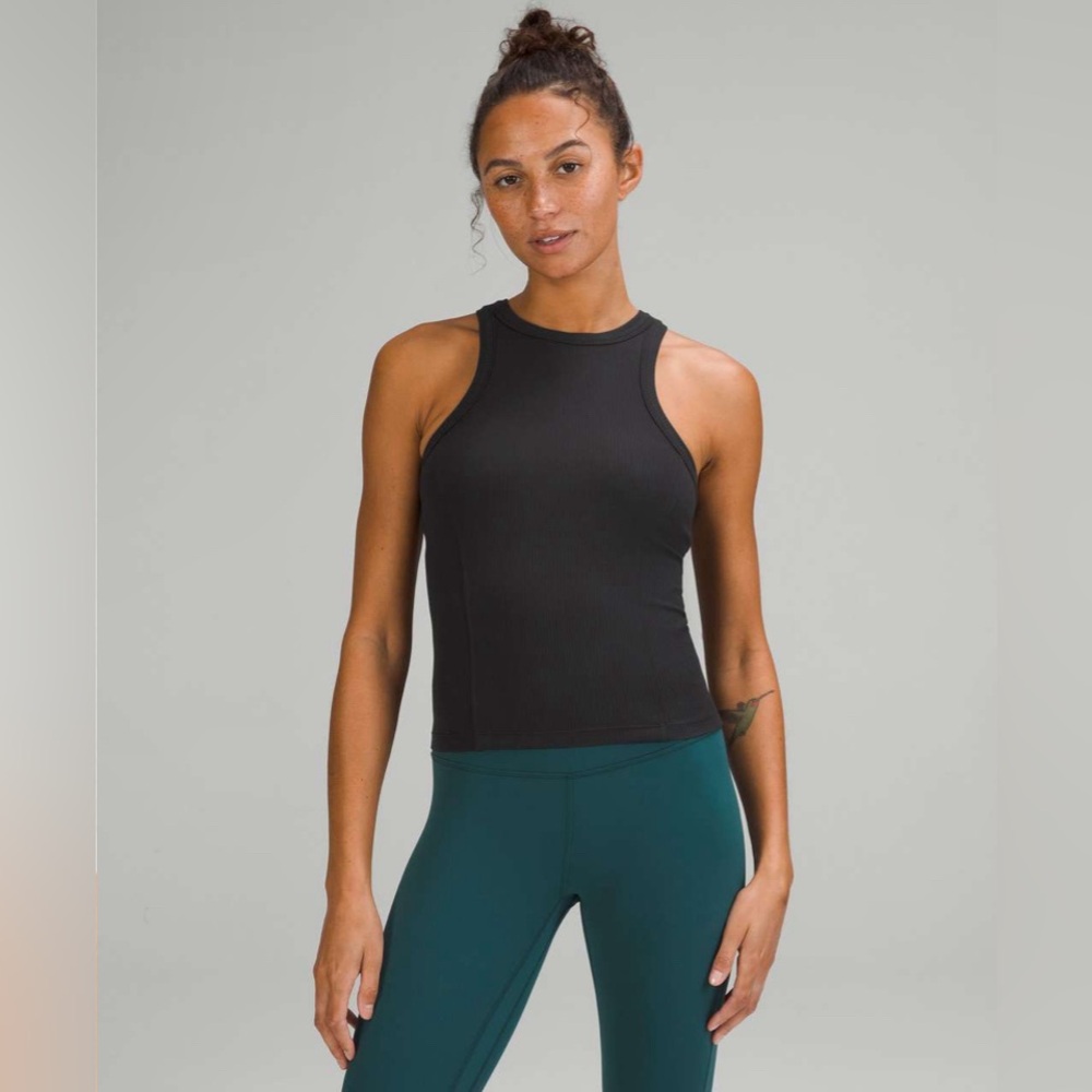 Lululemon Ribbed Nulu Racerback Yoga Tank Top
Black
